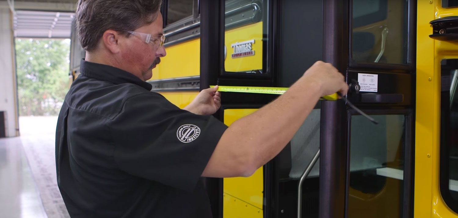 videos-service-repair-entrance-door-adjustment - Thomas Built Buses